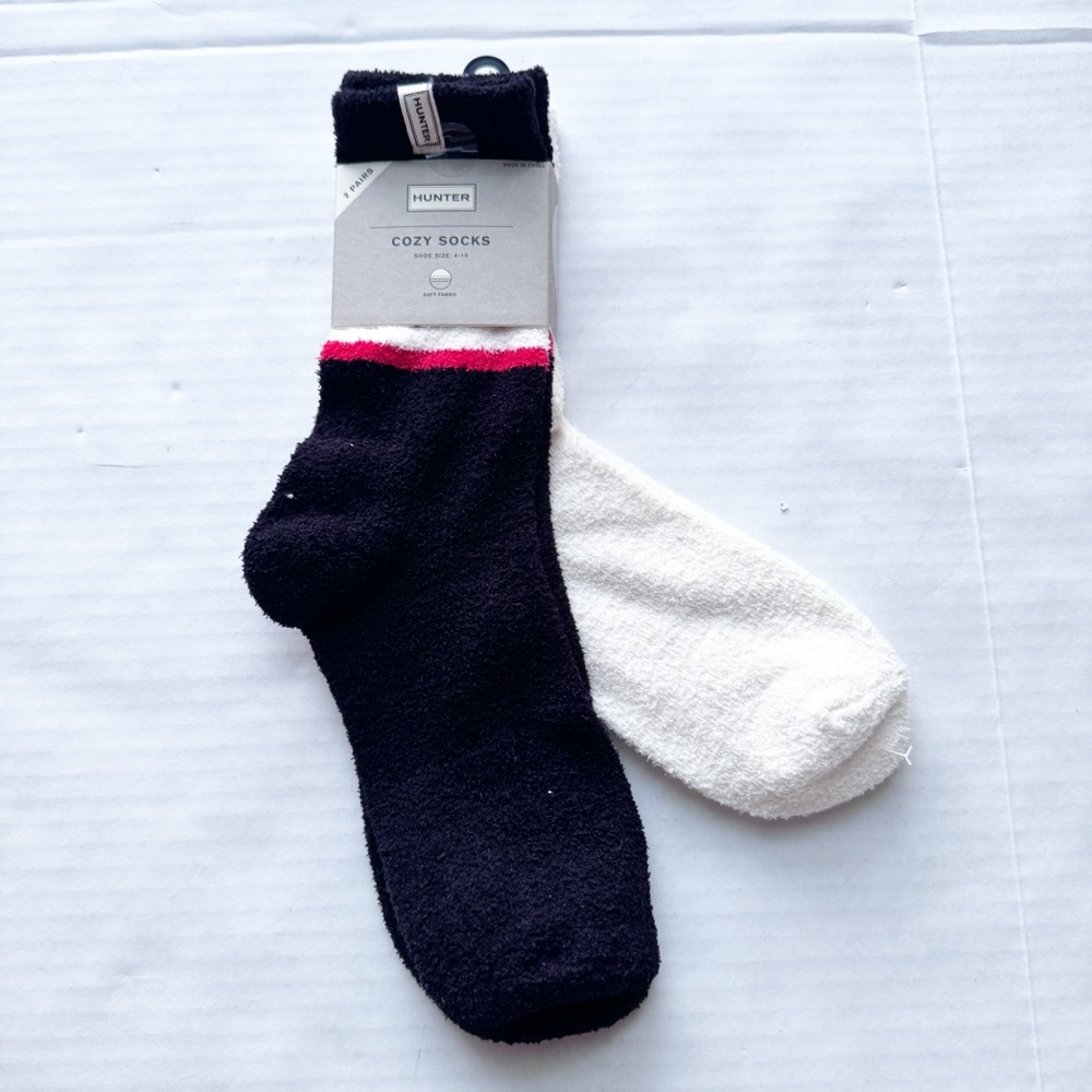 Hunter New 2 x pairs of Cozy Socks NWT